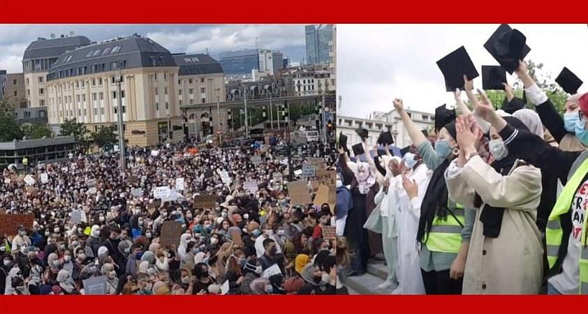 Bruxelles : une manifestation pour le port du hijab dans l’enseignement supérieur !